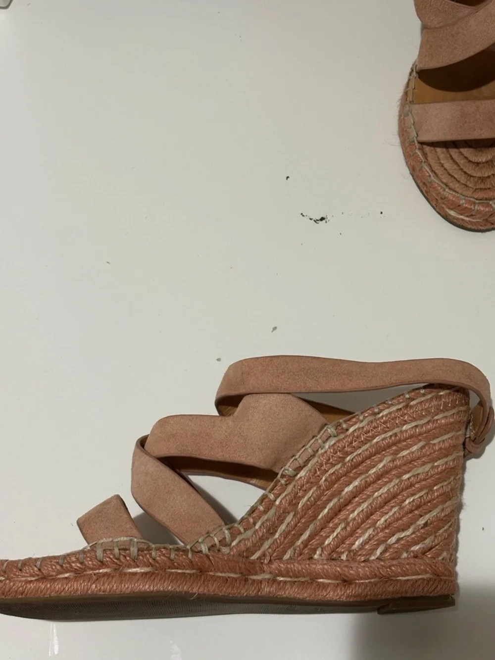 Joie Blush Espadrille Wedge Sandals
